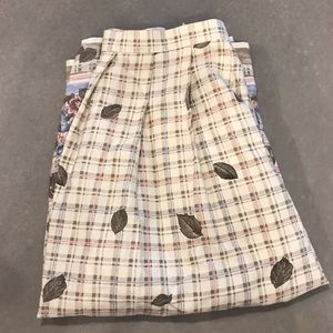 ❄️ 3/$20 ❄️ Vintage Midi Skirt Pink Blue Sz 6-8!